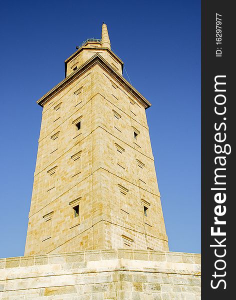 The most famous lighthouse in Spain. The most famous lighthouse in Spain