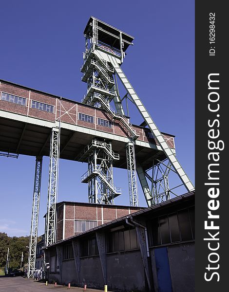 The headframe of the mine at George Willroth - Germany