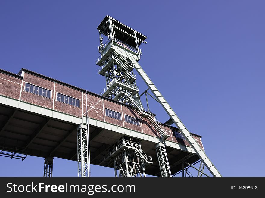 The headframe of the mine at George Willroth - Germany