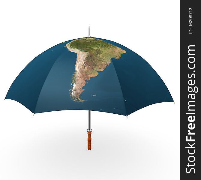 South America umbrella