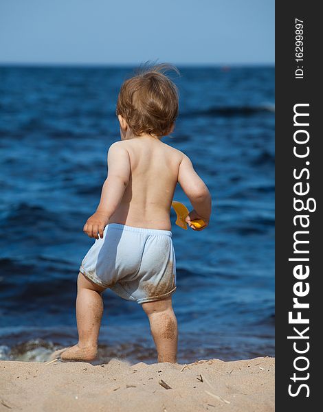 Child on a beach