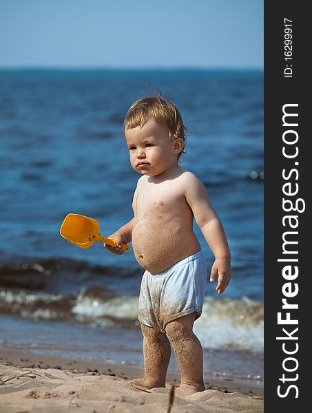 Child On A Beach