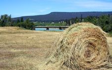 Roll Of Hay Royalty Free Stock Images Roll Of Hay Royalty Free Stock Images