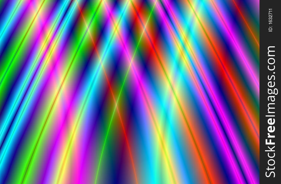 Varicoloured abstract background expressing harmony of lines and force of color