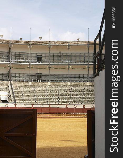 The bullring in Andalusia, Spain
