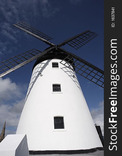 Windmill. Lytham St Annes,UK.
Wide angle shot with blue sky