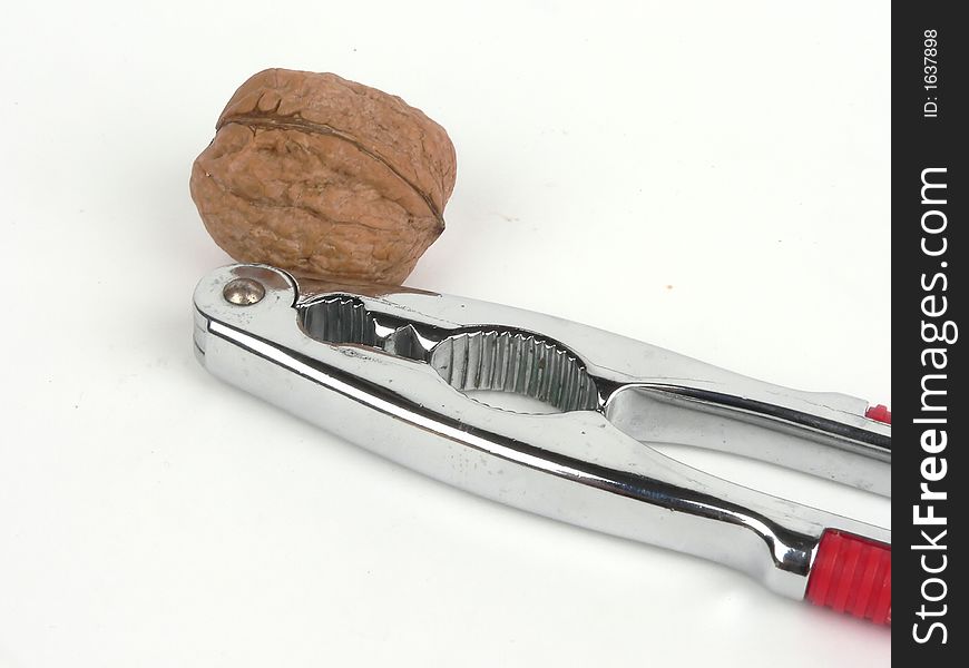 Nutcracker with walnut nut cracker