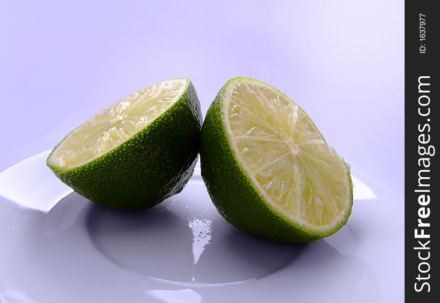 A close up of a lime.