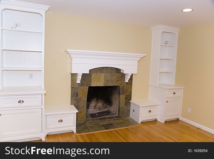 Remodeled Fireplace Mantle