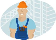 Builder Royalty Free Stock Photography Builder Royalty Free Stock Photography