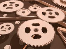 Gears Background Stock Image Gears Background Stock Image