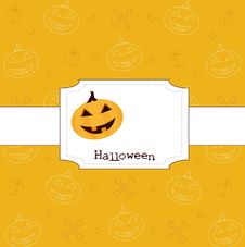 Halloween Card Royalty Free Stock Images