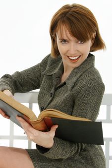 Free Woman With Book Royalty Free Stock Image - 16309696