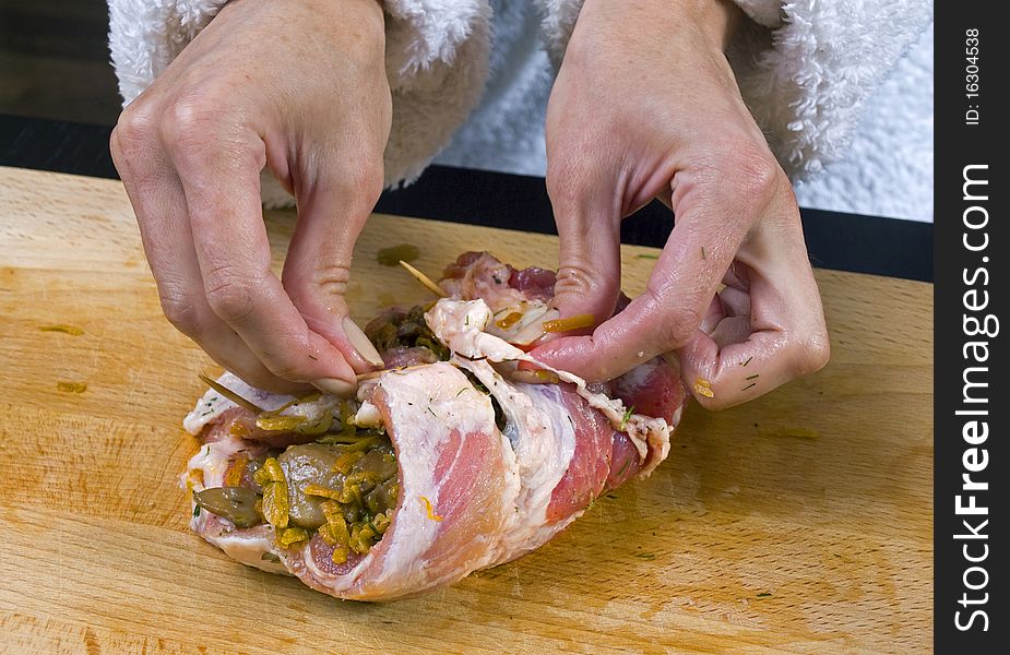 Preparation Of A Meat Dish