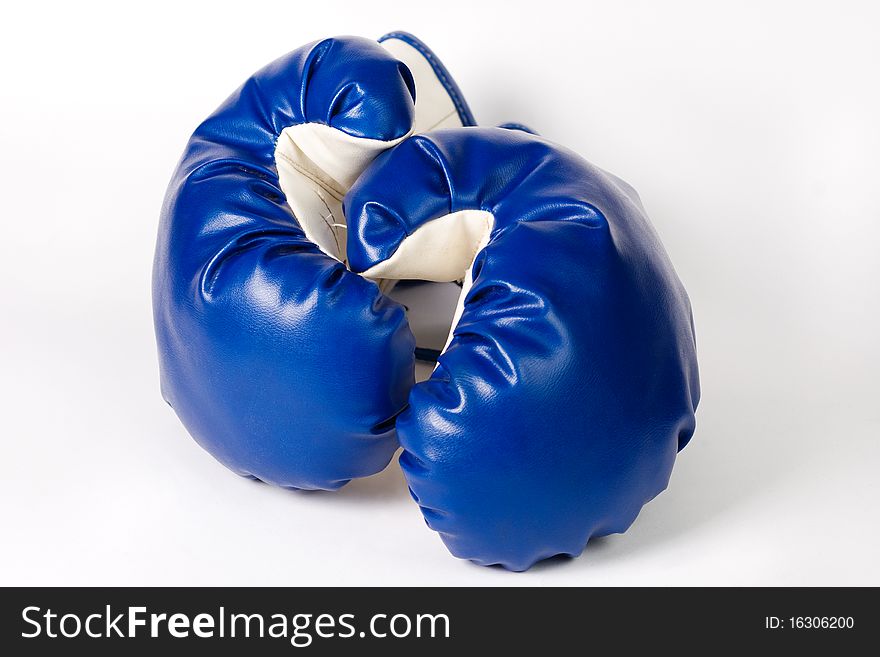 Combative sports equipment on white background. Combative sports equipment on white background