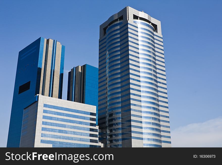 Buildings located in the city with blue sky Bangkok Thailand. Buildings located in the city with blue sky Bangkok Thailand