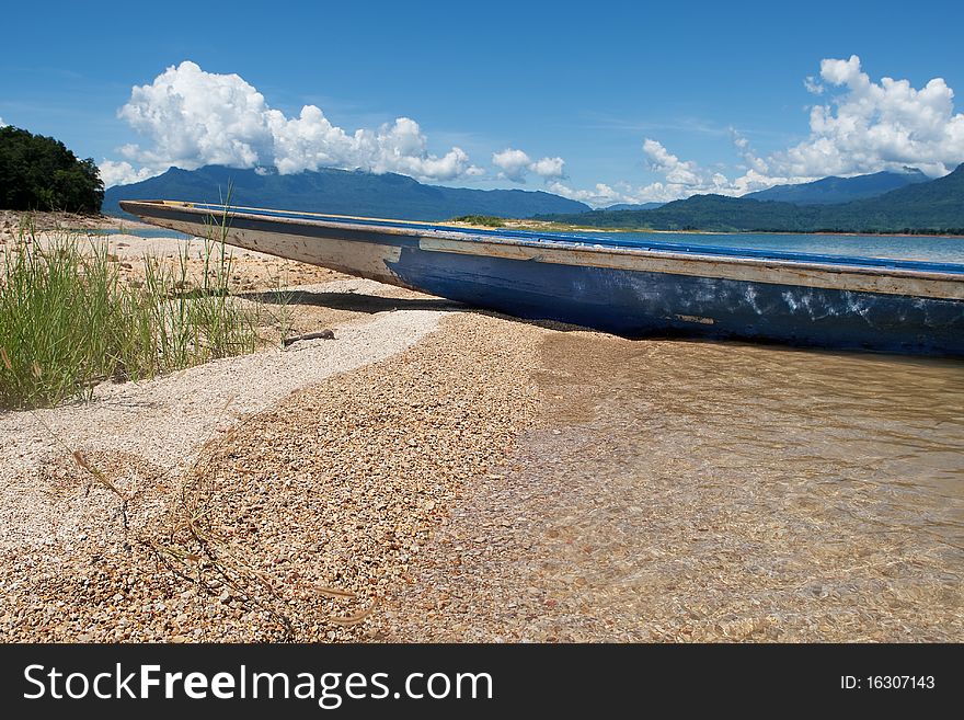 Nam Ngum reservoir in Laos