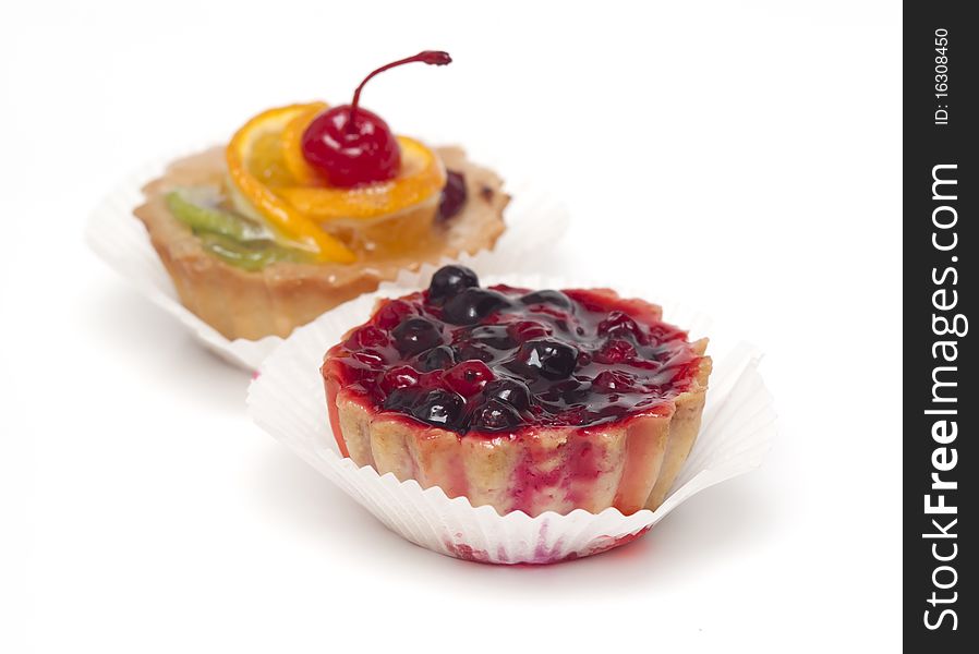 Fruit Cupcake With Cherry