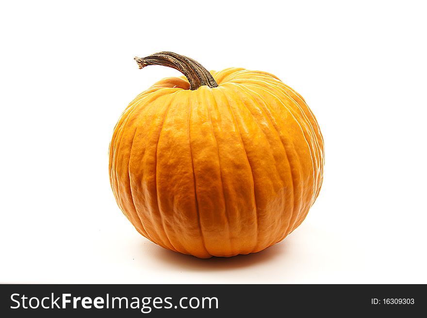 Isolated orange pumpkins for halloween decoration