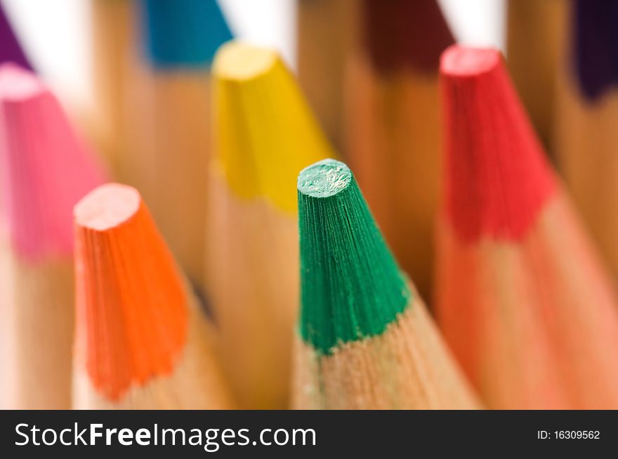 Collection Of Colorful Pencils