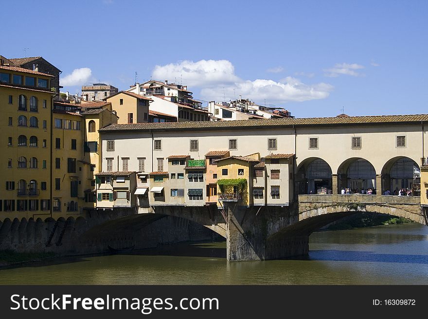 Ponte Vecchio Medieval Bridge.