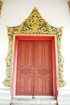Ancient Buddha Temple Door Royalty Free Stock Image Ancient Buddha Temple Door Royalty Free Stock Image