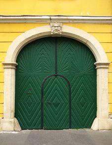 Green Door Royalty Free Stock Images Green Door Royalty Free Stock Images