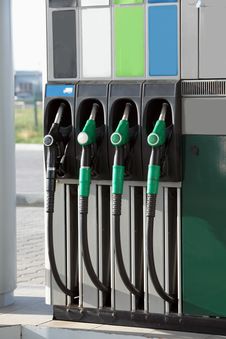 Filling The Station Pump. Stock Photos Filling The Station Pump. Stock Photos