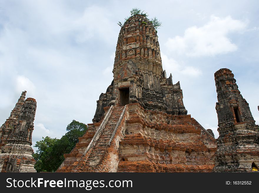 Wat Chai Wattanaram , The world heritage in Ayutthaya, Thailand