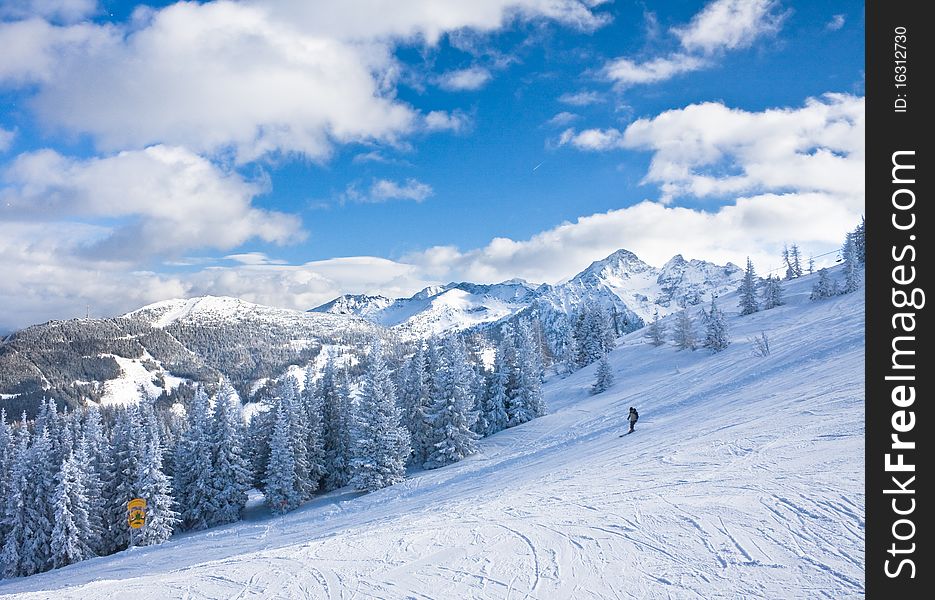 Ski resort Schladming . Austria