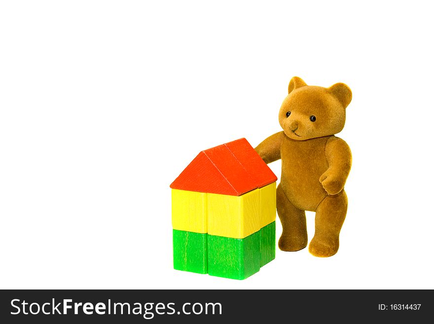 Bear with his own home. Bear with his own home