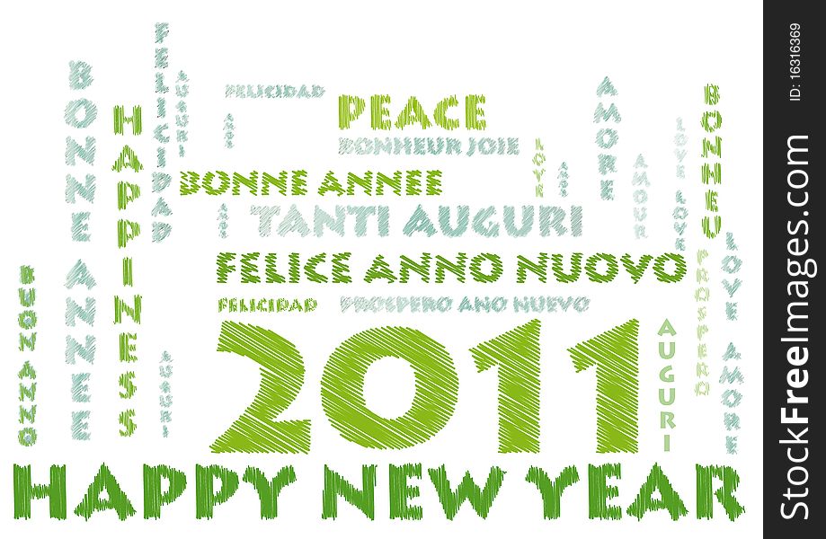 Peace, love, new year 2011 wallpaper on english ,spanish, french and italian. Peace, love, new year 2011 wallpaper on english ,spanish, french and italian