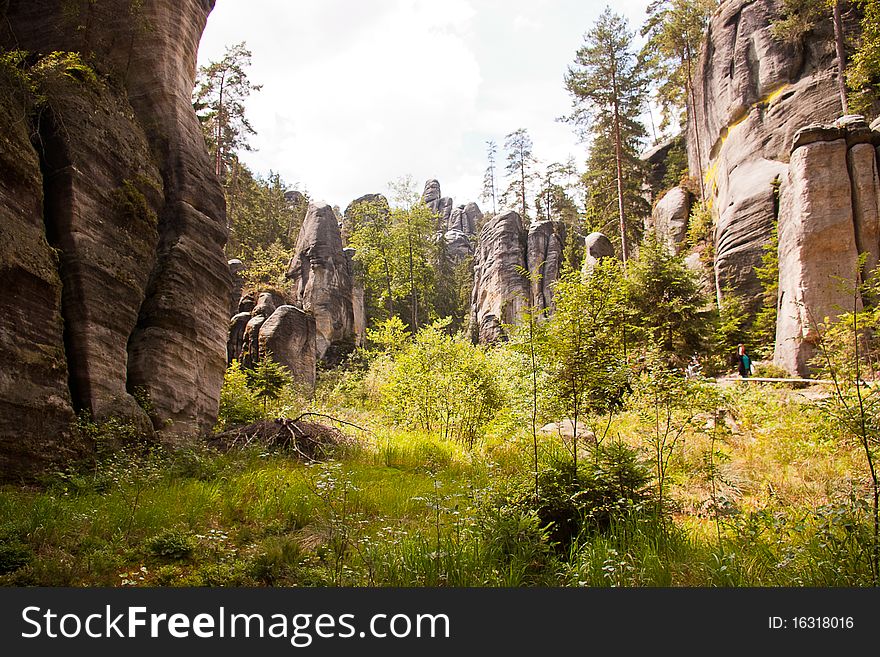 Adsprach - stone city i czech republic