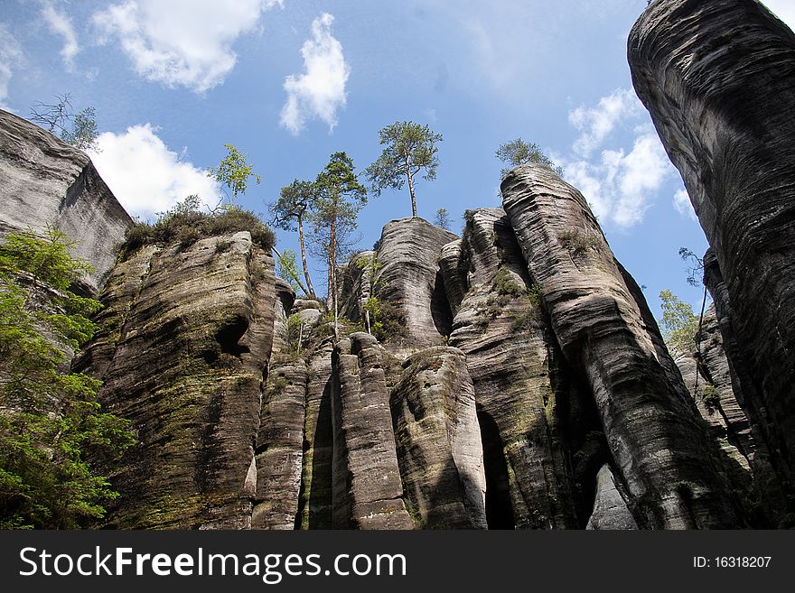 Adsprach - stone city i czech republic