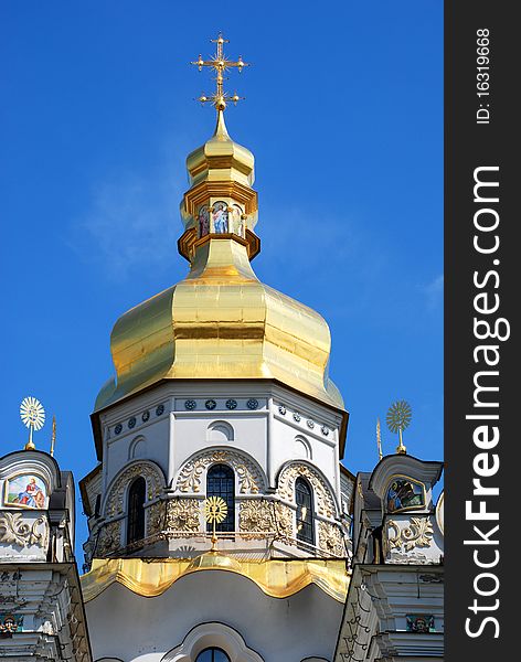 Roof of church in Kiev (Ukraine). Roof of church in Kiev (Ukraine)