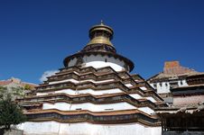Grand Tibet Pagoda Royalty Free Stock Photography Grand Tibet Pagoda Royalty Free Stock Photography