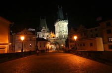 Charles Bridge In Prague Royalty Free Stock Image