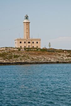 Lighthouse In Vieste Stock Photo Lighthouse In Vieste Stock Photo