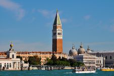 Venice - Italy View The Tower At San Marco Royalty Free Stock Photo
