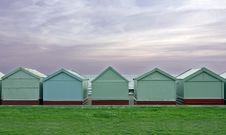 Beach Huts Royalty Free Stock Photography Beach Huts Royalty Free Stock Photography