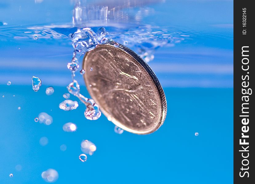 High Speed Photography , objects jumping out of water.