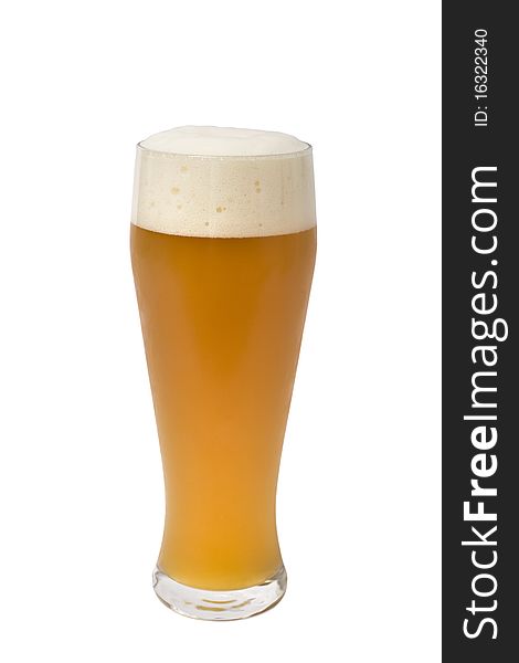 Bavarian Oktoberfest beer glass isolated