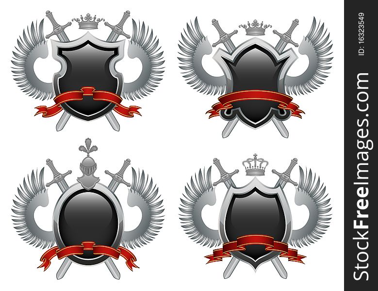 Coat of arms. Vector illustration.