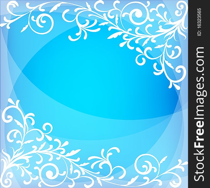 Blue Christmas background  illustration