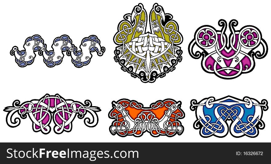 Patterned design vector by illustration. Patterned design vector by illustration