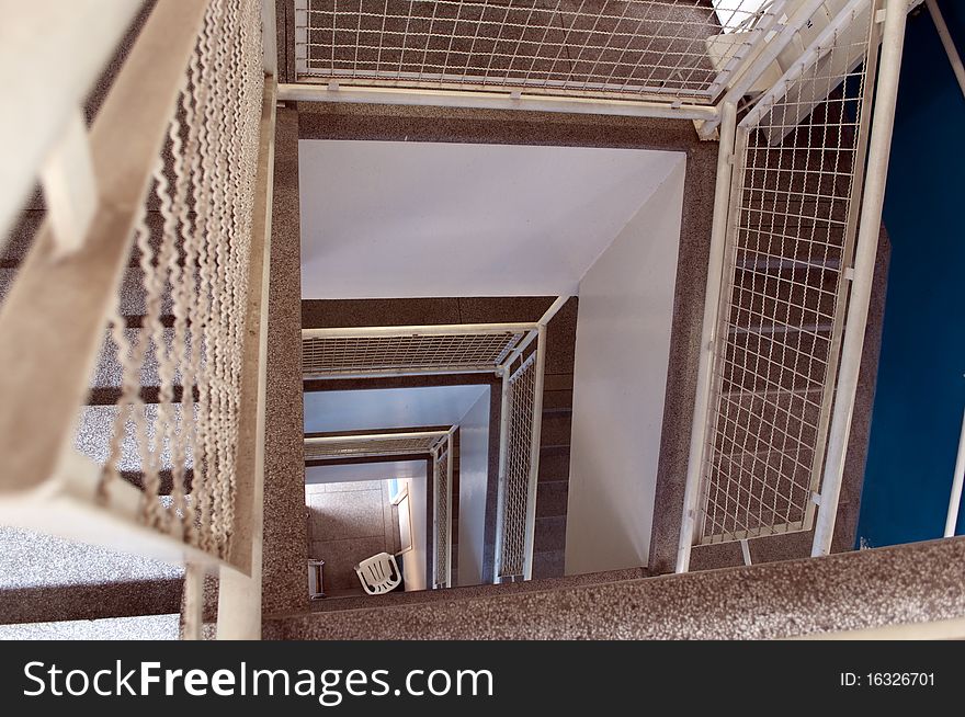 Spiral Staircase Emergency Exit