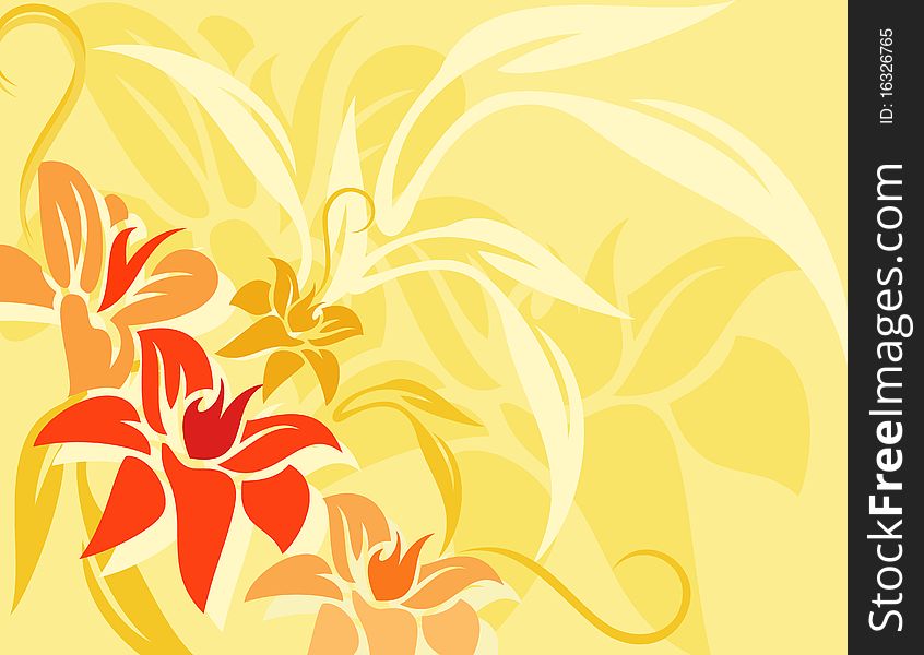 Background Flowers Vector