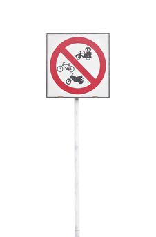 No Passing Sign Bicycle Motorcycle And Moter-t Royalty Free Stock Photo No Passing Sign Bicycle Motorcycle And Moter-t Royalty Free Stock Photo