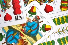 Hungarian Playing Cards Royalty Free Stock Photography Hungarian Playing Cards Royalty Free Stock Photography