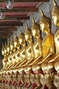 Golden Buddha Images Stock Image